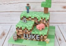 originales diseños de tortas de cumpleaños de minecraft
