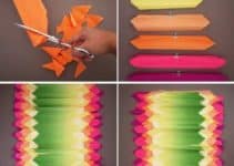 como hacer adornos con papel crepe fáciles y bonitos