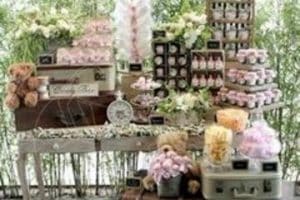 preciosas ideas de mesas de dulces para bodas vintage