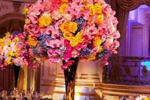 hermosos y llamativos centros de mesa naturales para boda