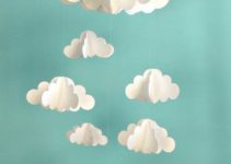 como hacer nubes de papel para decorar tu hogar o tu fiesta