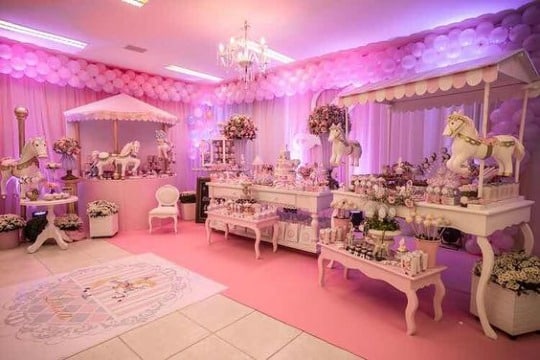 Hermosos arreglos de salon para baby shower de ensueño ...