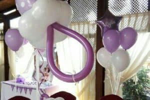 como hacer chupones con globos para decorar tu baby shower
