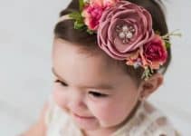 diademas de flores para bebes para que luzcan como princesas