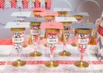copas decoradas para graduacion de 6o y otros grados