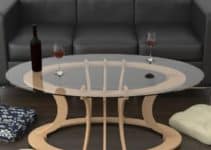 4 diseños modernos de mesas de centro madera y cristal