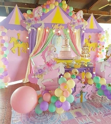 ideas de decoracion de cumpleaños de unicornio