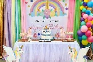 4 fotos de decoracion de cumpleaños de unicornio para inspirarte