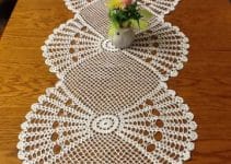 inspirate con estos caminos de mesa tejidos a crochet