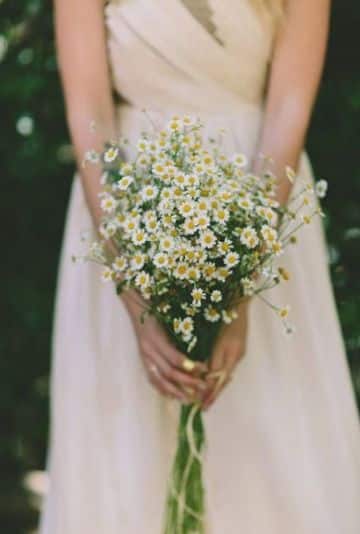 bouquet de novia pequeños con tallo