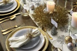 4 hermosos arreglos de mesa para año nuevo