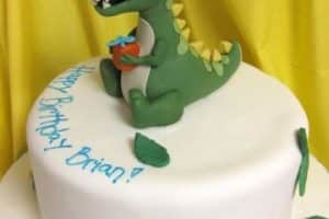 tortas infantiles para niños de dinosaurio
