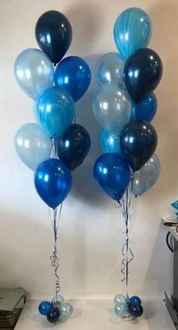 hermosos adornos con globos para cumpleaños