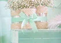 4 sencillas mesas decoradas para bautizo
