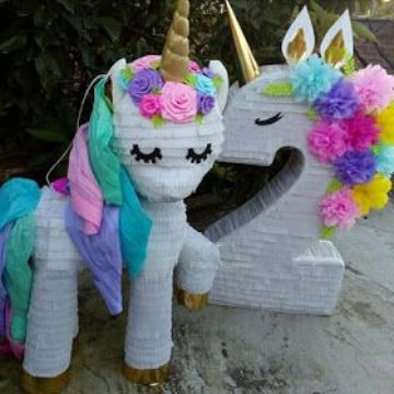 decoracion de unicornio bebe para niña de 2 años
