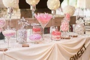 mesa de dulces para cumpleaños de chicas