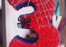 4 hermosas piñatas del hombre araña para niños