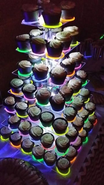 FIESTA DE LUZ NEON FLUORESCENTE, PARTY, 2017, MESA DE DULCES, DECORACION, IDEAS