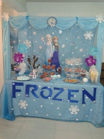 ideas para decoraciones de frozen de cumpleaños