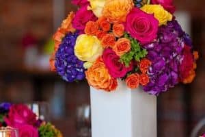 decoracion para 60 años mujer con flores