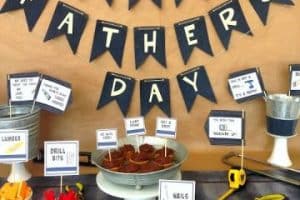 decoracion para celebrar el dia del padre en familia