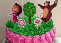 4 formas de hacer una torta de masha y el oso en crema
