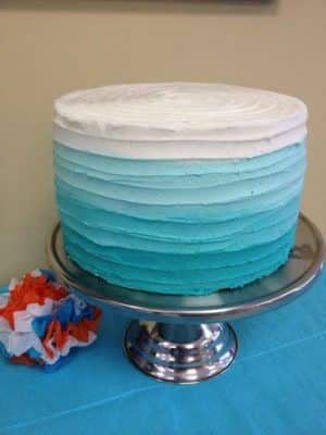 tortas de bautismo con crema facil