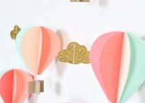 4 hermosas guirnaldas de globos aerostáticos para niños
