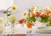 2 estilos con manteles de centro de mesa para decorar