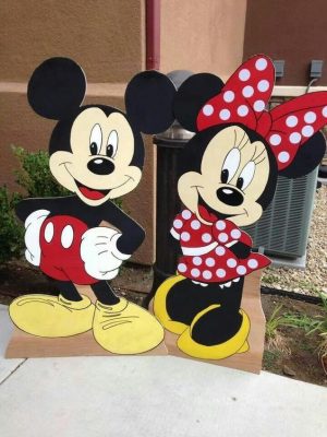 decoraciones para bebes de 1 ano con tematica de Mickey Mouse