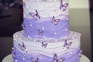 3 asombrosos diseños de torta de cumpleaños con mariposas