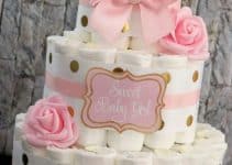 5 modelos de tartas para baby shower de pañales súper llamativas