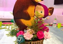4 creativos arreglos de masha y el oso para fiestas infantiles