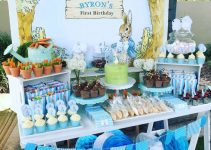 4 modelos de mesa de dulces baby shower para niño y niña