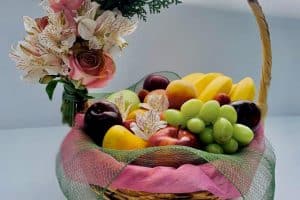 canasta de frutas para decorar