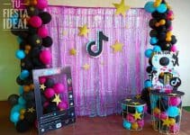 ideas para una mesa de dulces de tik tok cumple 7 y 8 años