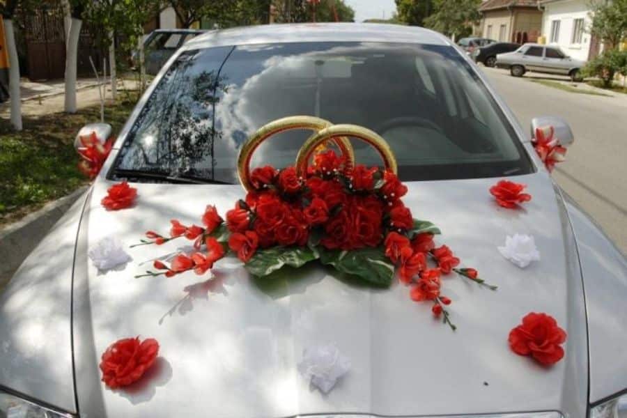 carros decorados para boda ideas en adornos