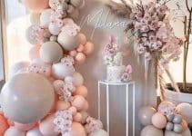 ideas en decoración con flores y globos para 3 fiestas