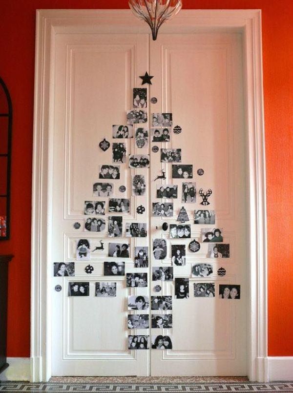 puertas decoradas de navidad con fotos