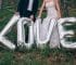 4 adornos de boda con globos metálicos e impresos
