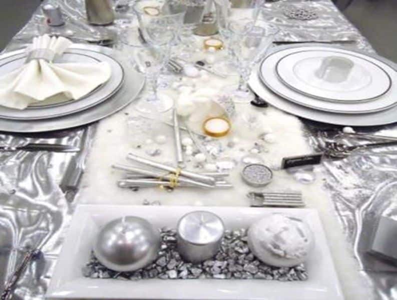 decoración para bodas de plata ideas para mesas