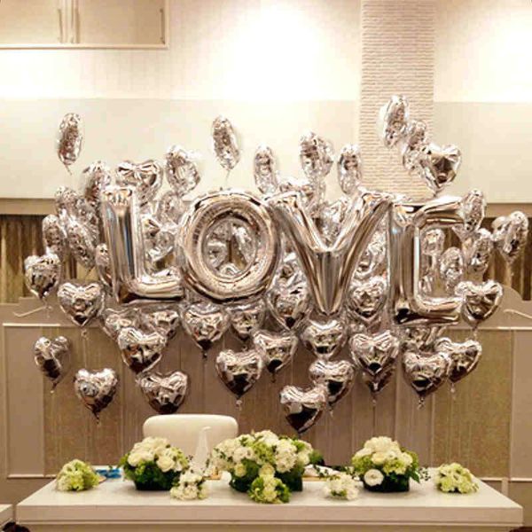bodas de aluminio significado con globos