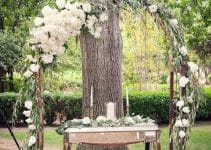 5 adornos para bodas sencillas al aire libre minimalistas