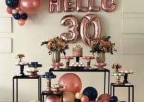 original decoración de cumple de mujer 30 años