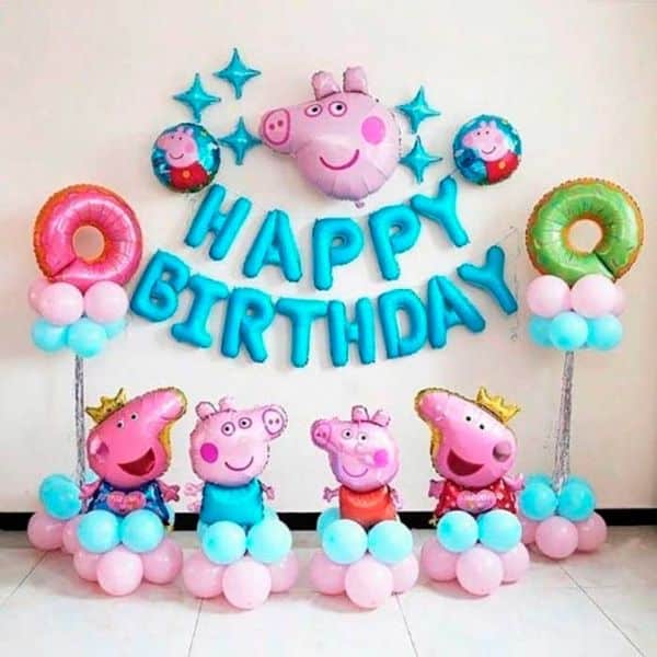 decoraciones sencillas para cumpleaños globos