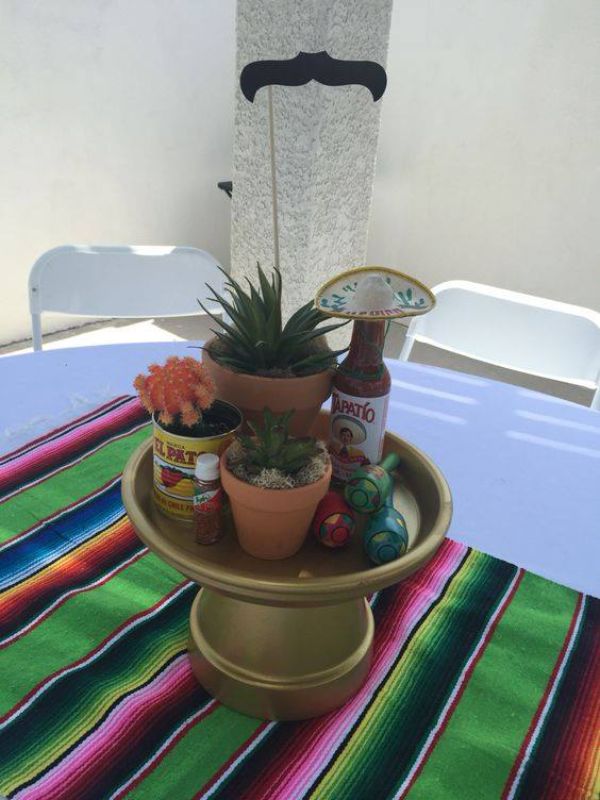 fiesta mexicana para hombre centros de mesa